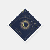 星々に満ちた空に、私はあなたを見た天海軍 スタンダードカクテルナプキン (角)