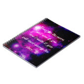 星々の中で月と陸を狙う ノートブック (左側)