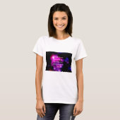 星々の中で月と陸を狙う Tシャツ (正面フル)
