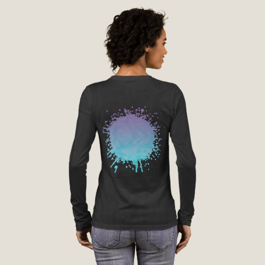 星々の静寂 トライブレンドＴシャツ (背面全体)