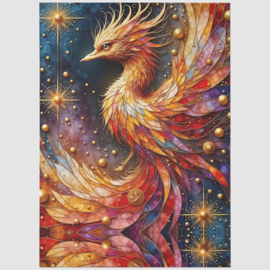 星々の鳳凰 薄葉紙 (正面)
