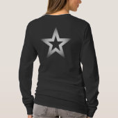 星およびグリッター Tシャツ (裏面)