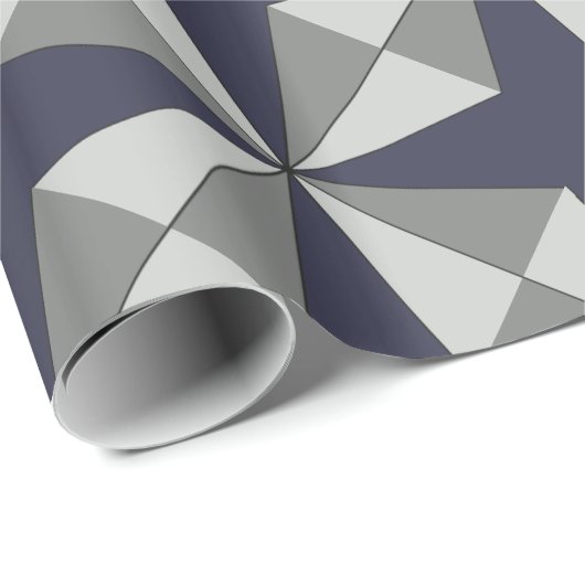 星およびダイヤモンド色幾何学的なパターン ラッピングペーパー (ロールコーナー)