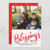 星および冬の恵み シーズンカード (正面/裏面)