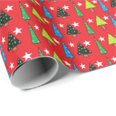 星および木 ラッピングペーパー (ロールコーナー)