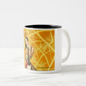 星および赤いGTR1 ツートーンマグカップ (正面右)