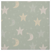 星お洒落と月 ファブリック (見本)