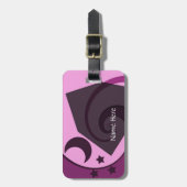 星お洒落と月 ラゲッジタグ (正面縦)