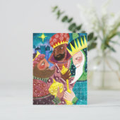 星お洒落と贈り物を持つ3人の賢者の王 シーズンポストカード (スタンド正面)