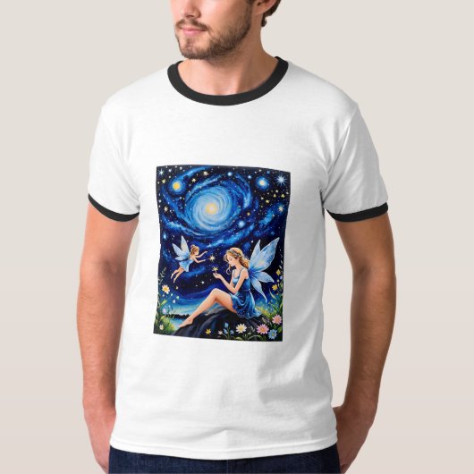 星お洒落の夜の妖精 Tシャツ (正面)
