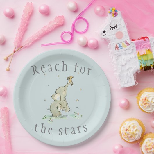 星お洒落を目指して手を伸ばす ペーパープレート (パーティー)