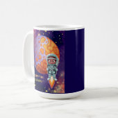 星から生まれた、宇宙飛行士 コーヒーマグカップ (正面左)