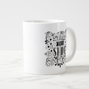 星があなたのために輝く ジャンボコーヒーマグカップ