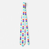 星がおもしろいを揃えカラフルるエレガント ネクタイ (正面)