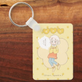星がきらめく キーホルダー (正面)