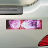 星がモーヴ生まれだ バンパーステッカー (車上)