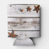 星が付いたビーチハイの白い板の缶クーラー 缶クーラー (裏面)