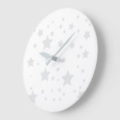 星が付いている柱時計 ラージ壁時計 (傾斜)