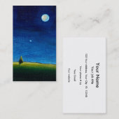 星が呼んでいる夜景色の芸術、Colin 名刺 (正面/裏面)