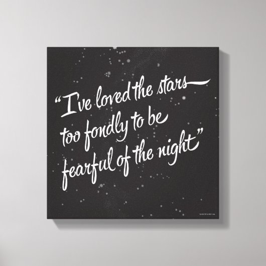星が大好き キャンバスプリント (正面)