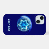 星が渦巻く iPhone 15ケース (裏面横)
