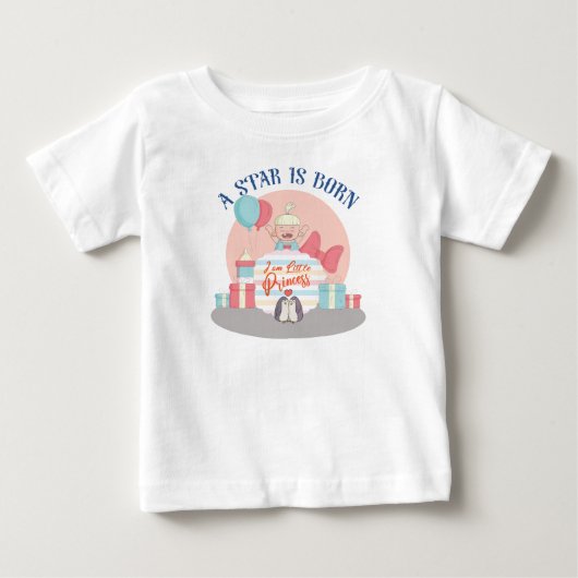 星が生まれある ベビーTシャツ (正面)