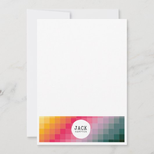 星が生まれある 招待状 (裏面)