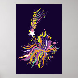 星が落ちている。 ポスター