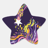 星が落ちている。 星シール (正面)