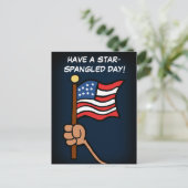 星が輝く日を過ごす ポストカード (スタンド正面)