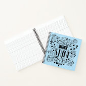 星が輝く ノートブック (内部)