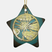 星が雲を切り開く セラミックオーナメント (左)