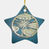 星が雲を切り開く セラミックオーナメント (裏面)