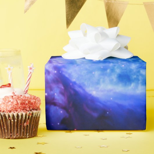 星が青生まれい ラッピングペーパー (誕生日パーティー)