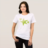 星が3つのTシャツ トライブレンドTシャツ (正面全面)