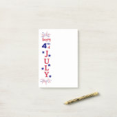 星きらめくとストライプ星 ポストイット (デスク上)