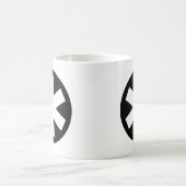 星じるし-黒 コーヒーマグカップ (中央)