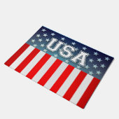 星ちりばめられたスタイル ドアマット (アングル)