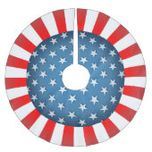 星ちりばめられたスタイル ブラッシュドポリエステルツリースカート (正面)