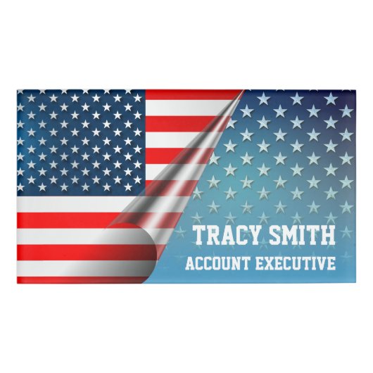 星ちりばめられたスタイル 名札 (正面)