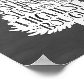 星つる輝く引用文 |アートプリント ポスター (角)