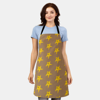 星でいっぱいのエプロン エプロン
