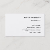 星でいっぱいの美しい緑の星雲 名刺 (裏面)