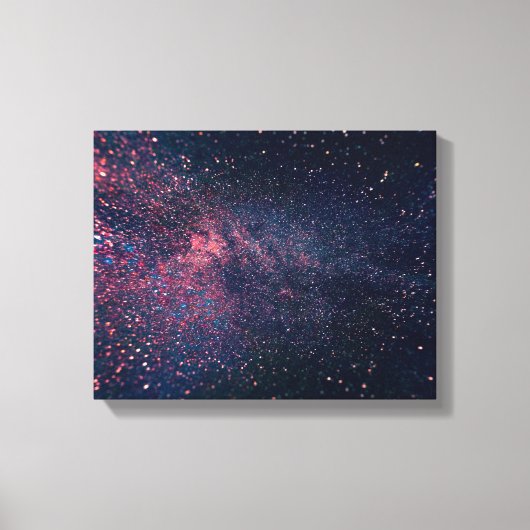 星でいっぱいの青い空 キャンバスプリント (正面)