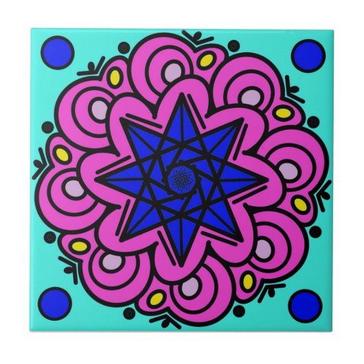 星でできていた タイル (正面)