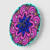 星でできていた ラージ壁時計 (傾斜)