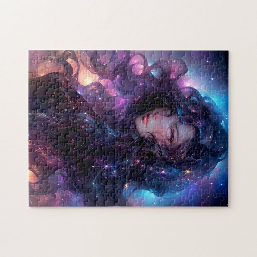 星で作ったアニメの少女 ジグソーパズル (横)