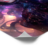 星で作ったアニメの少女 ポスター (角)