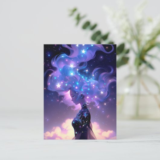 星で作ったアニメの少女 ポストカード (スタンド正面)