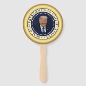 星で囲まれたドナルドのトランプ笑い～2020～2020 ハンドファン (裏面)